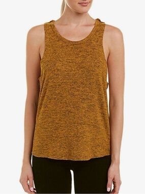 WE THE FREE Free People Womens Coziest Swing Tank Top, Mustard XS NWT Oversized